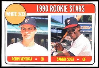 90BCM 49 White Sox Rookies (Robin Ventura Sammy Sosa).jpg